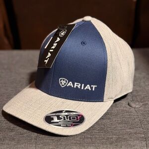Ariat Navy Front Panel & Light Gray Flexfit 110 Cap